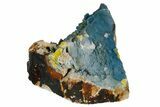 Blue-Green Plumbogummite on Pyromorphite - Yangshuo Mine, China #177173-1